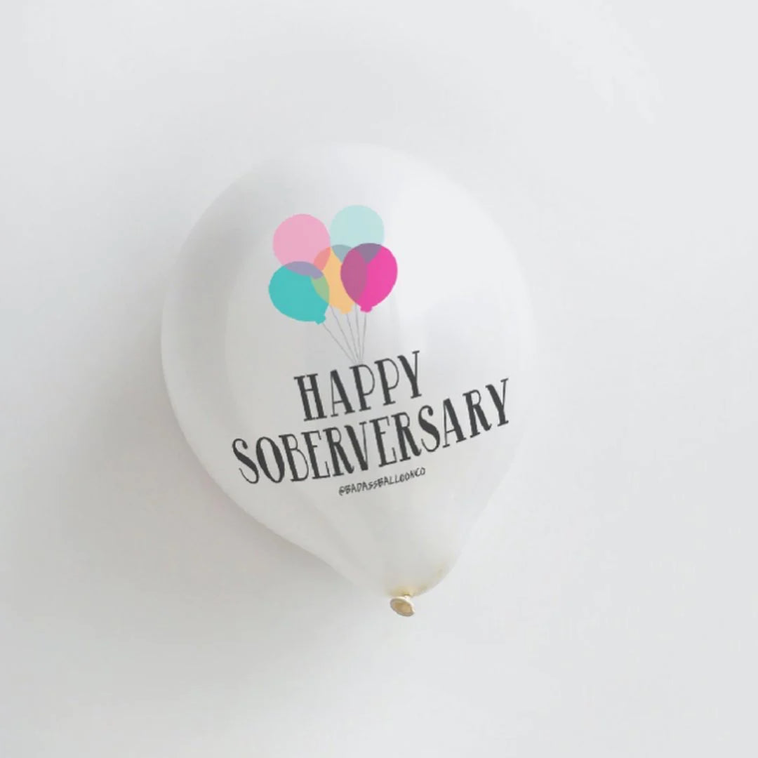 Happy Soberversary Balloons