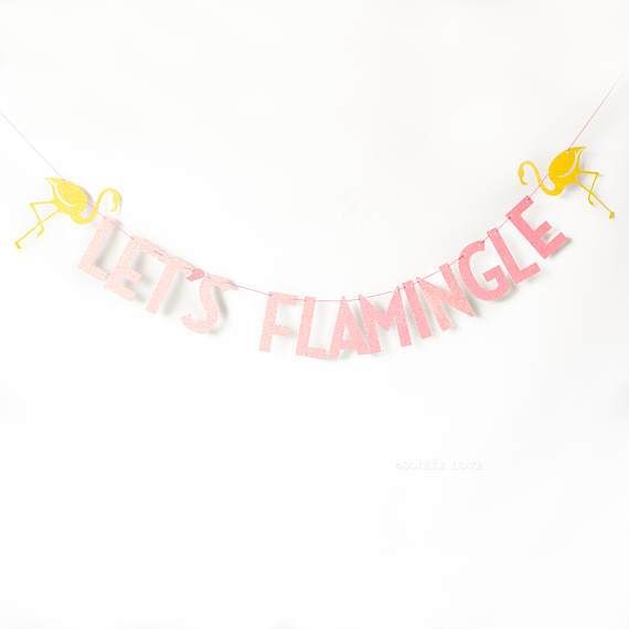 Let's Flamingle Garland (Pink)