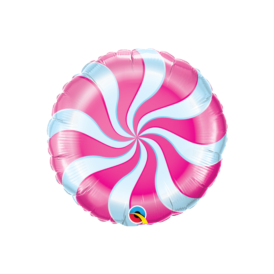 Pink Candy Swirl Balloon
