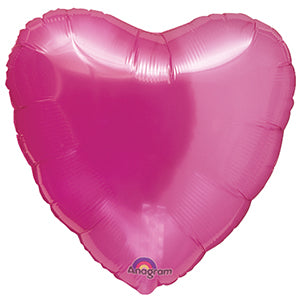 Translucent Pink Heart Balloon | 18"