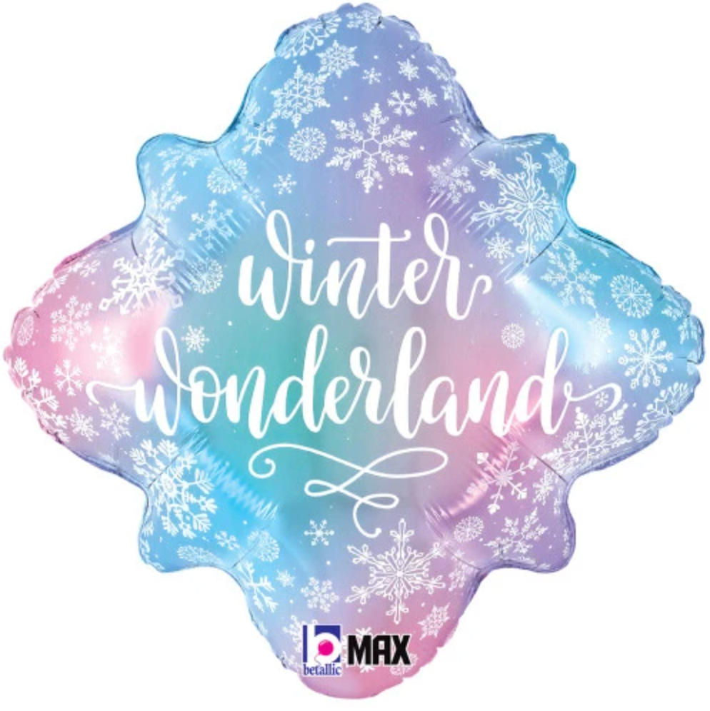 Winter Wonderland Snowflake Balloon
