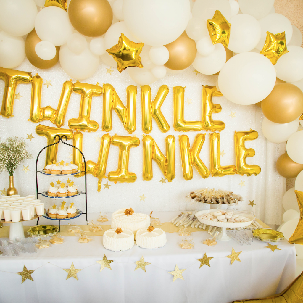 DIY Twinkle Twinkle Balloon Garland