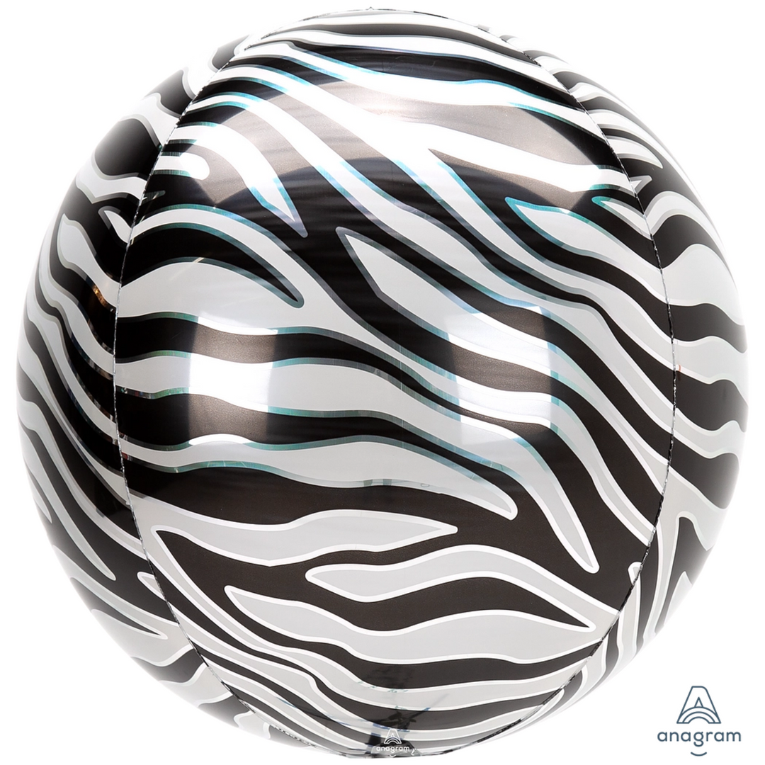 Zebra Print Orbz® Balloon