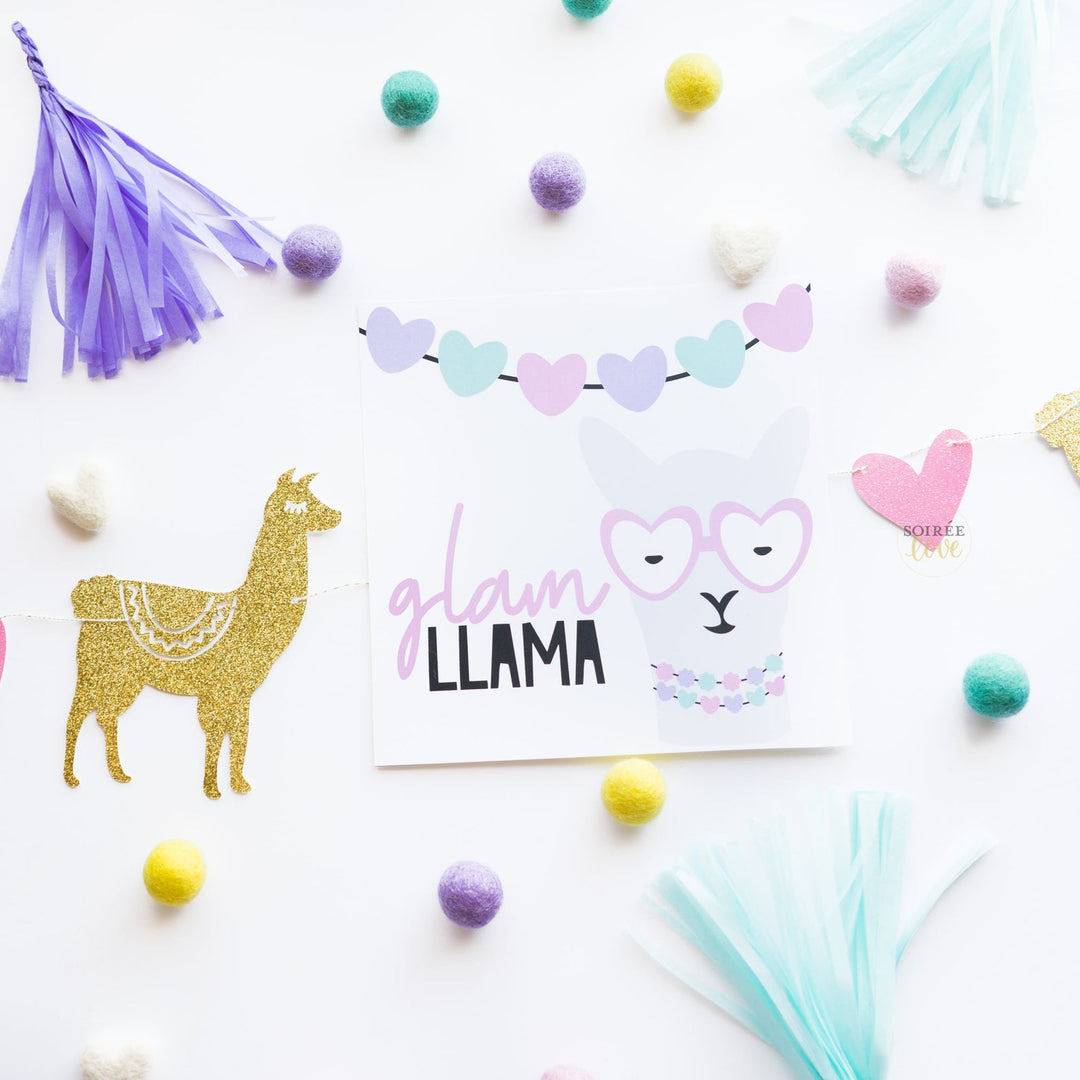 Llama Hearts Garland