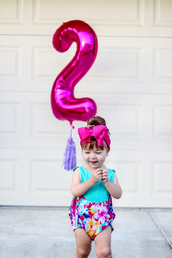Jumbo Pink Number Balloon | 34"