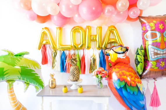 Aloha  Parrot Ballon