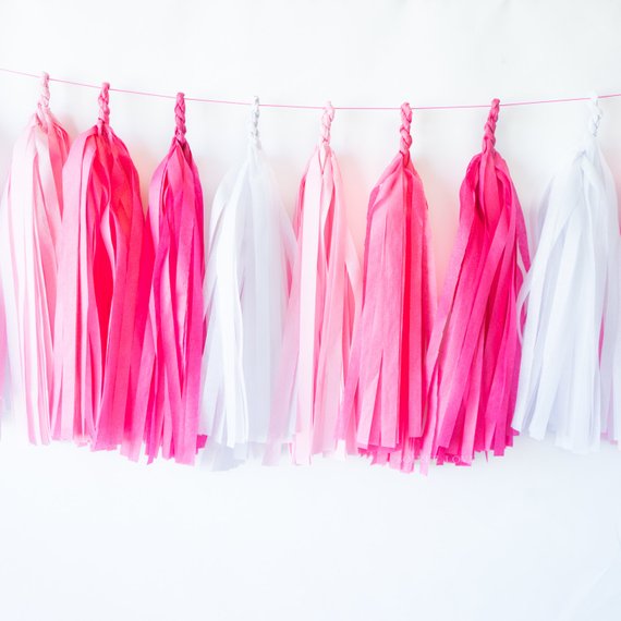 Sweet Ombre | Pink Ombre Paper Tassels
