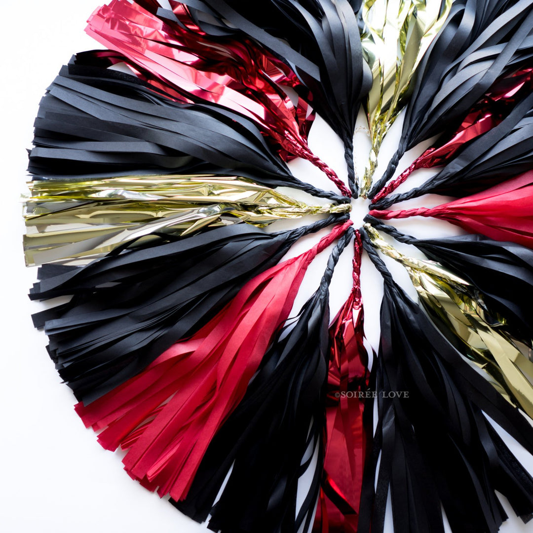 Queen of Hearts Paper Tassels