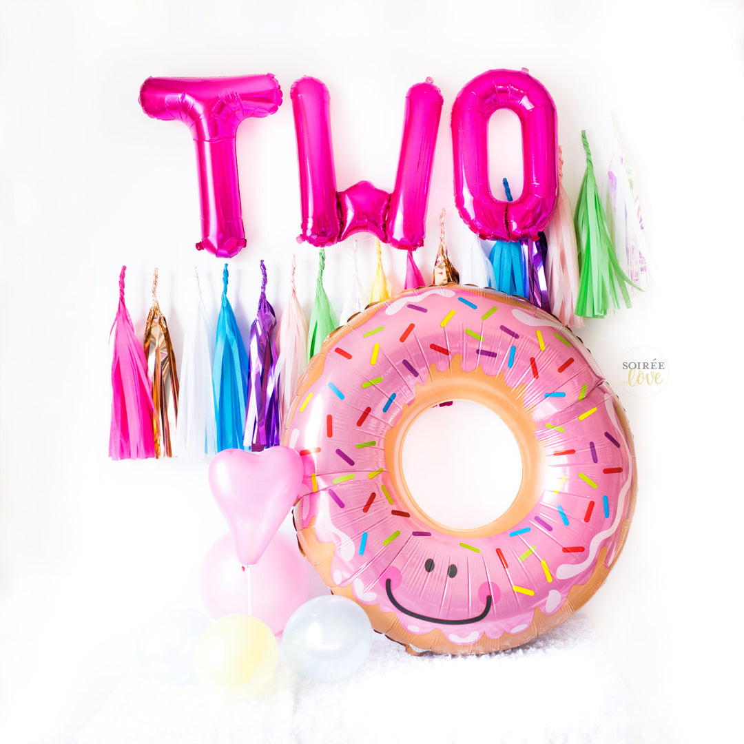 Donut Balloon Tassel Birthday Party Box