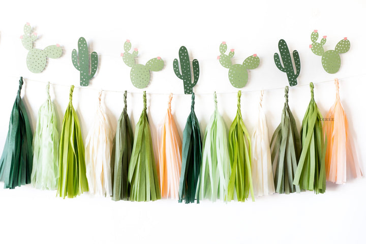 Cactus Paper Tassels