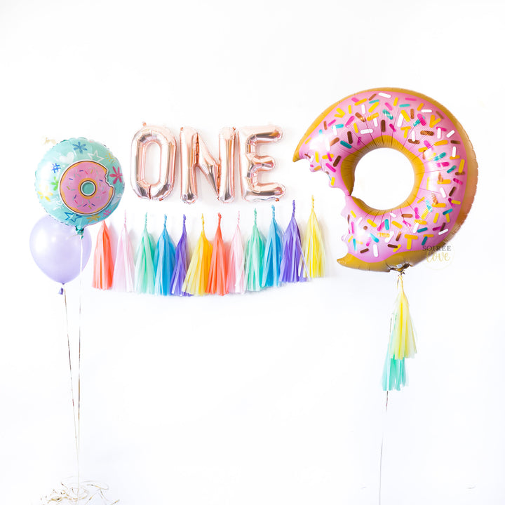 One Donuts Balloon Party Box