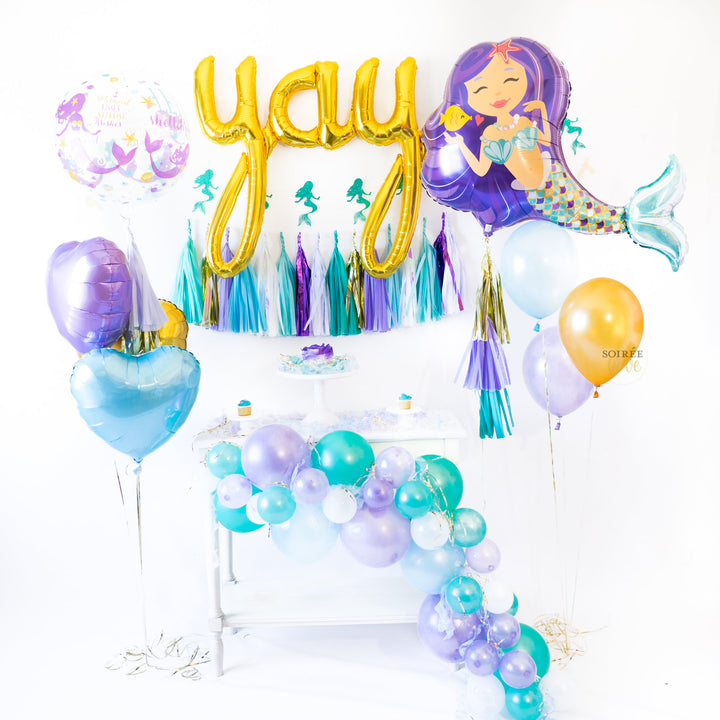 Mermaid Balloon | Purple