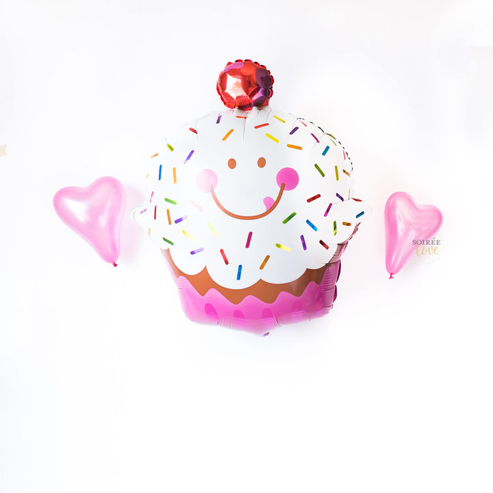 Cupcake Balloon Tassel Birthday Party Box