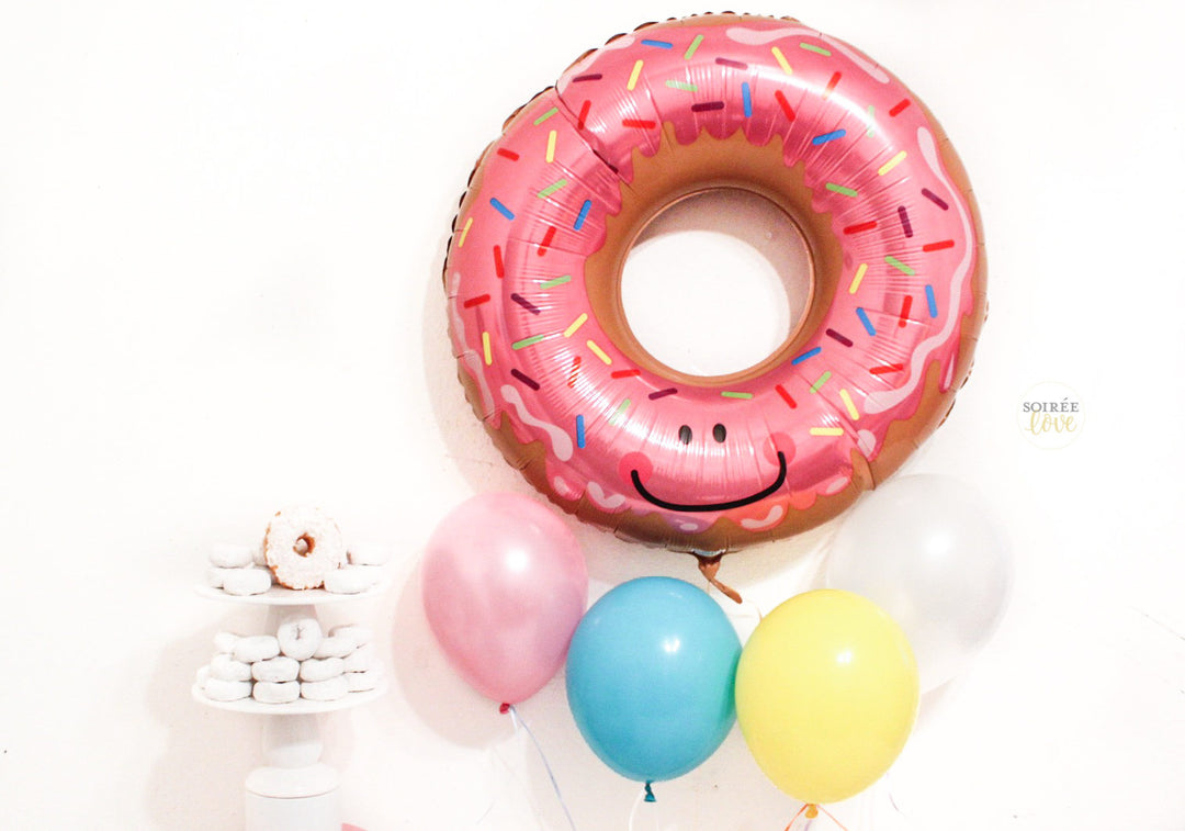 Donut Grow Up Balloon & Garland Birthday Party Box
