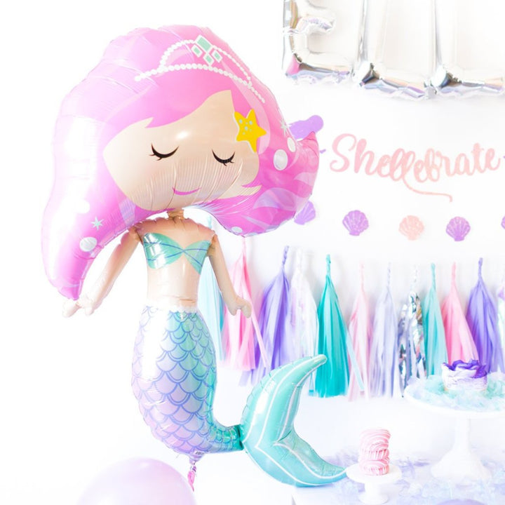 Mermaid Balloon | Pink