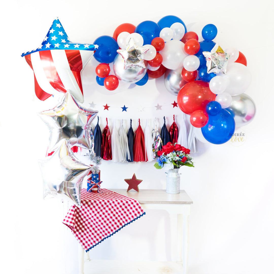 America Balloon Tassel Party Box
