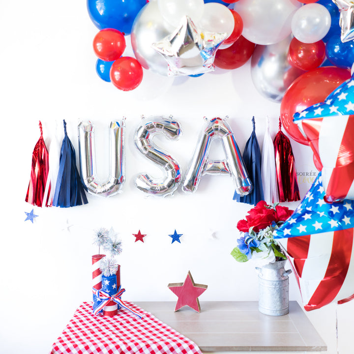 USA Balloon Tassel Party Box
