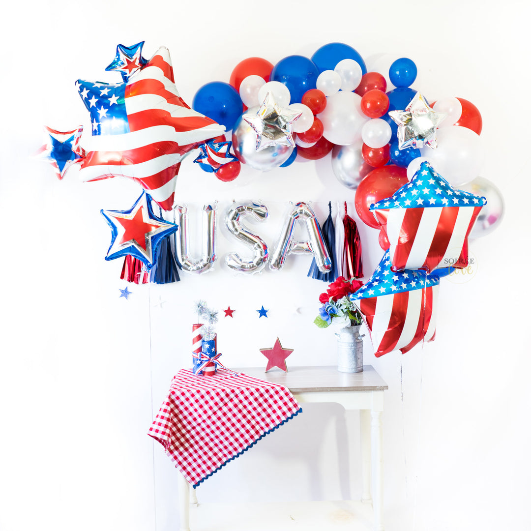 USA Balloon Tassel Party Box