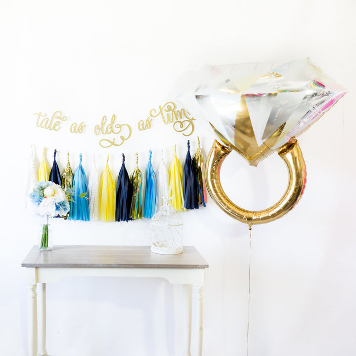 Tale as old as time Balloon Tassel Party Box