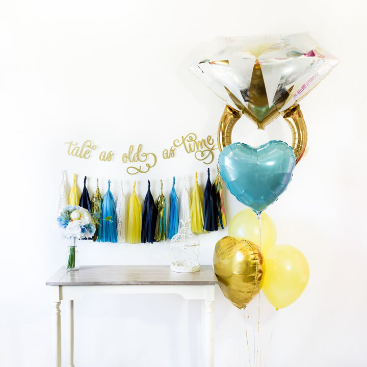 Tale as old as time Balloon Tassel Party Box