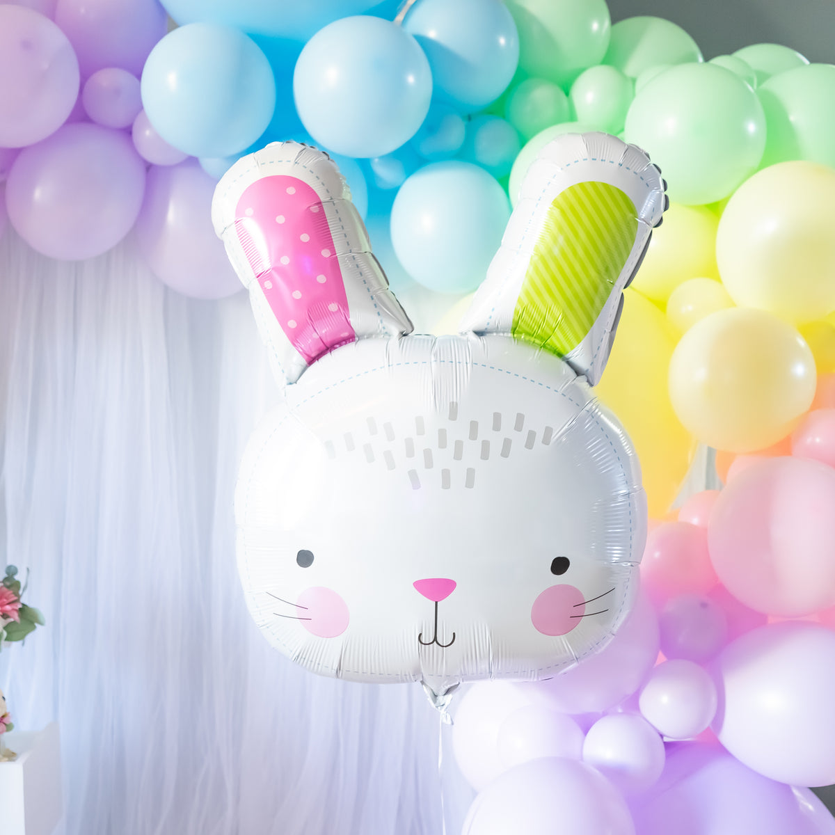 Fun Spring Balloons Spring Bunny Balloon | Easter Party Balloon Decorations, Somebunny is ...