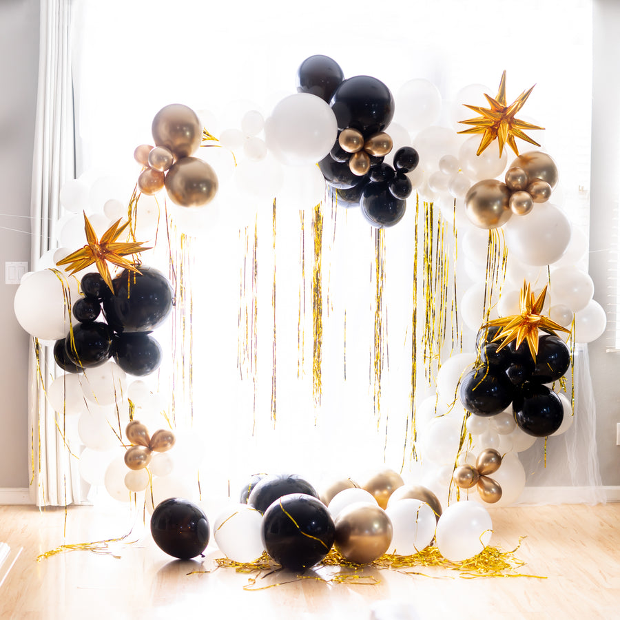 DIY Grad Cheers Balloon Garland | Graduate Balloon Arch | Soiree Love