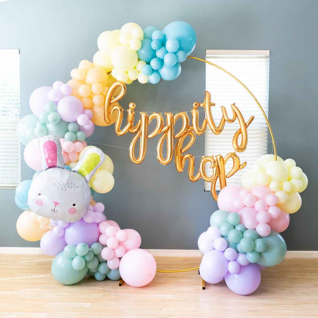 DIY Hippity Hop Easter Balloon Garland, Easter Party