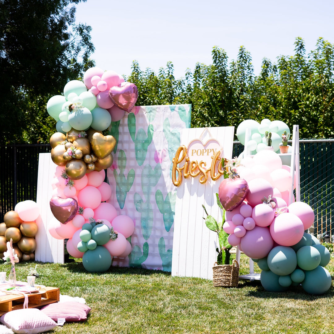 Cactus Fiesta | Blush Green Boho DIY Balloon Garland