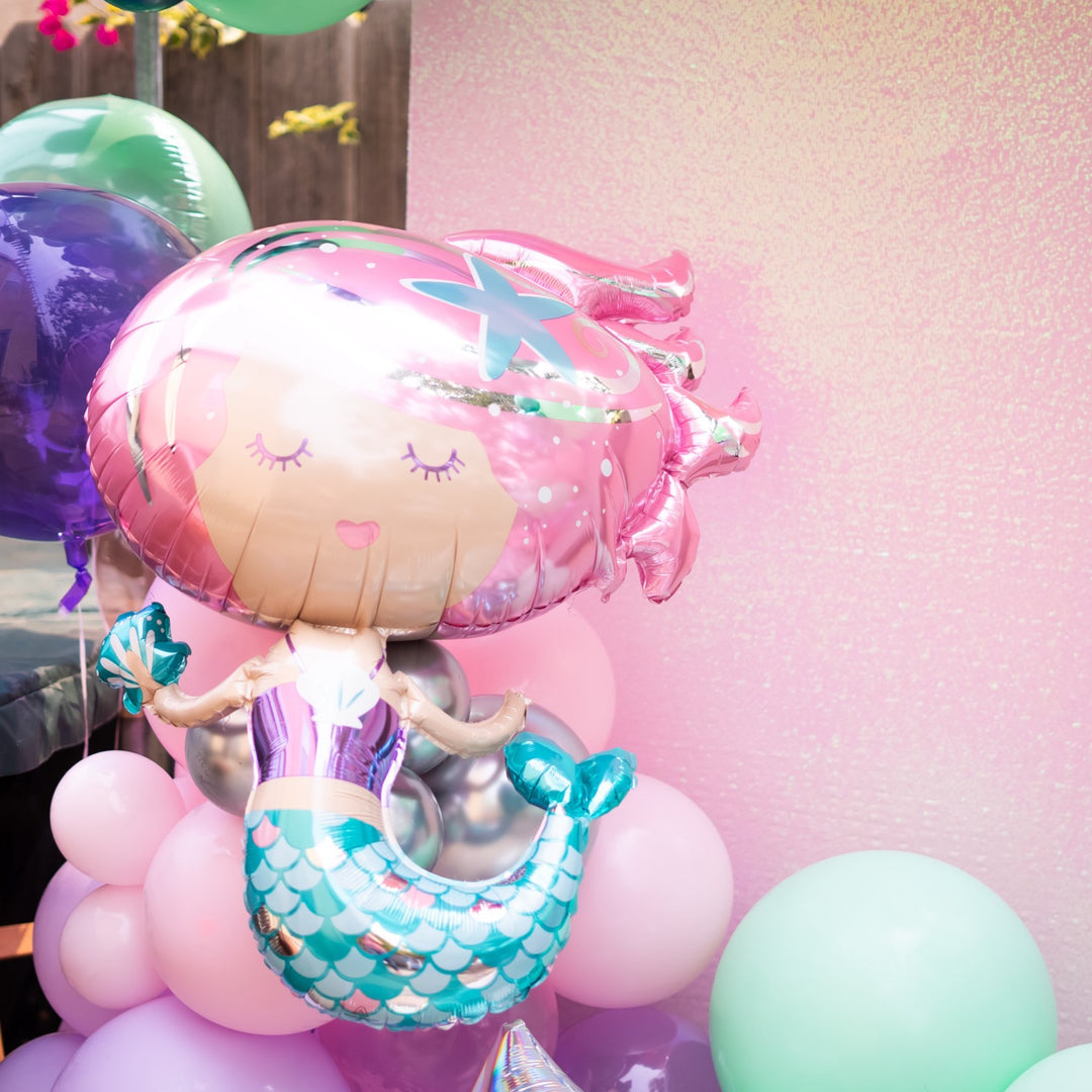 Pink Pastel Mermaid Balloon