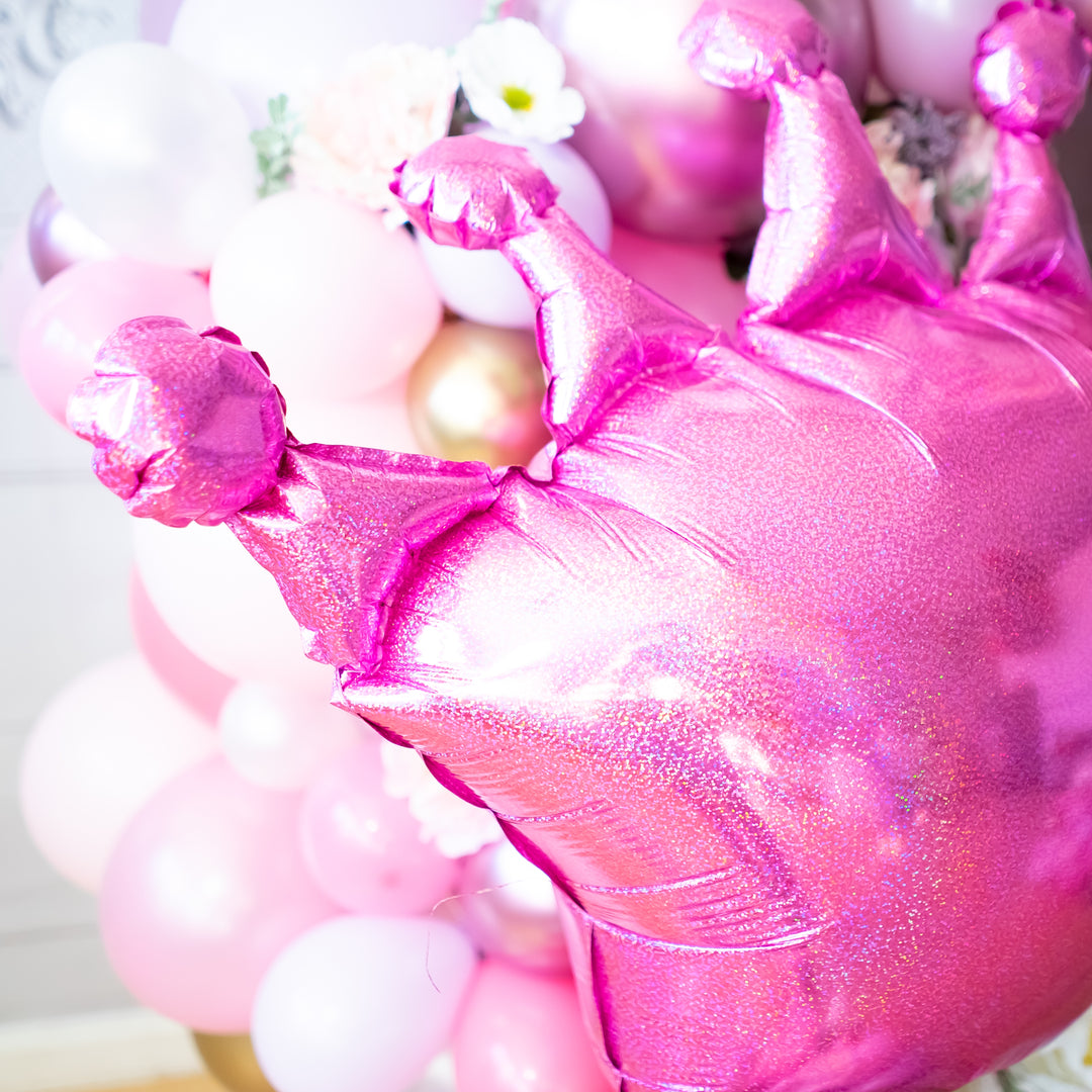 Pink Princess Crown Balloon