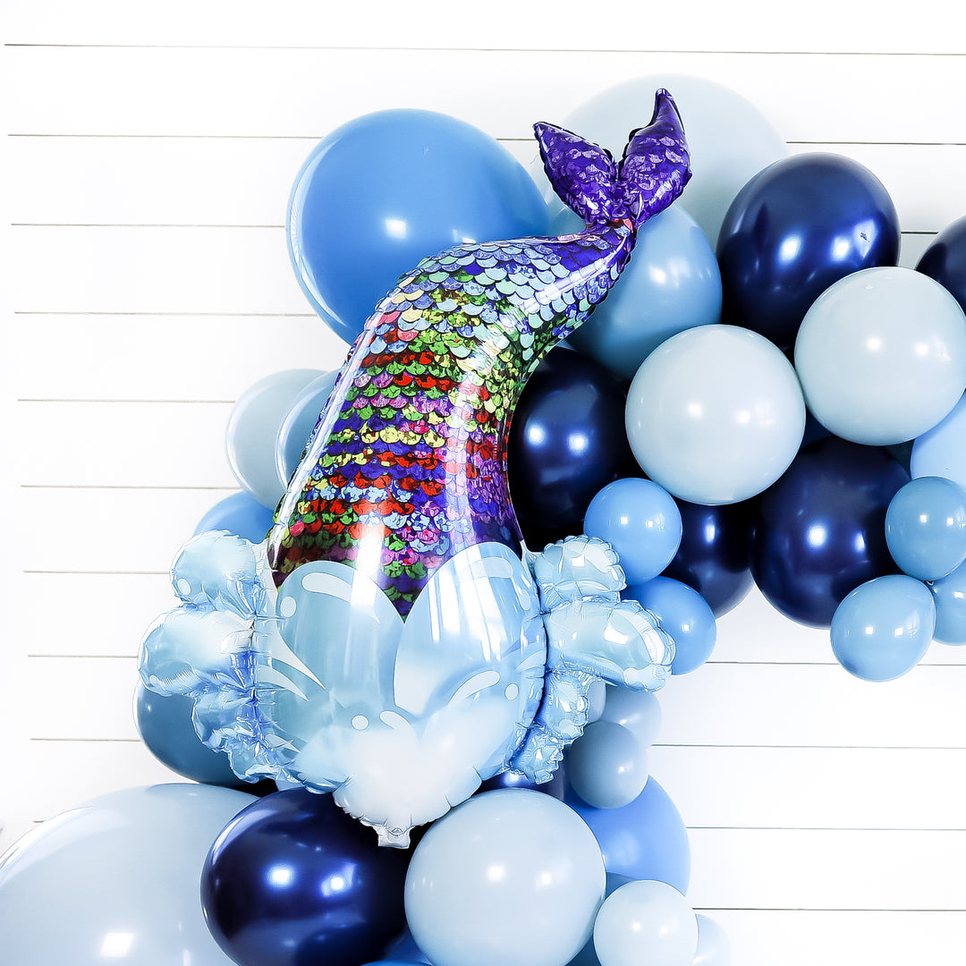 Mermaid Tail Balloon Party Decorations, Under the Sea Ocean Birthday –  Soiree Love