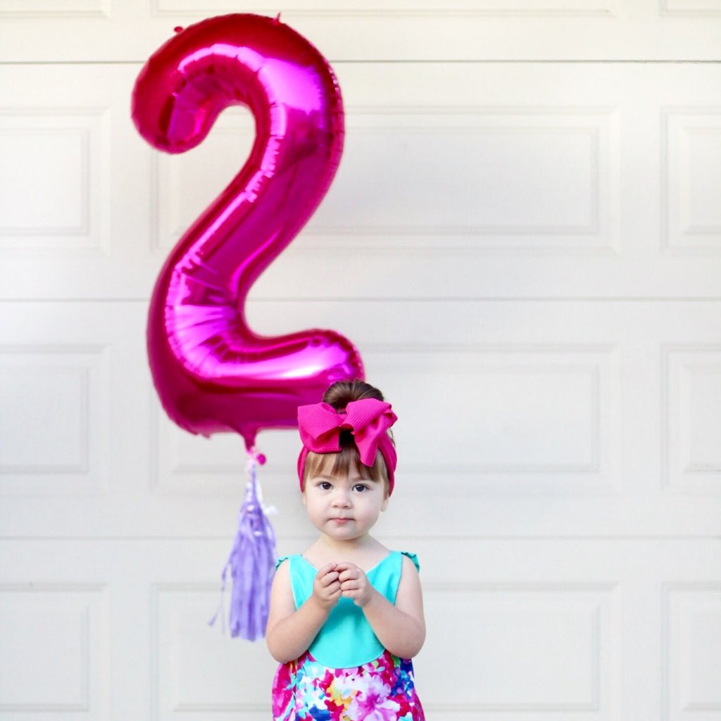 Jumbo Pink Number Balloon | 34"