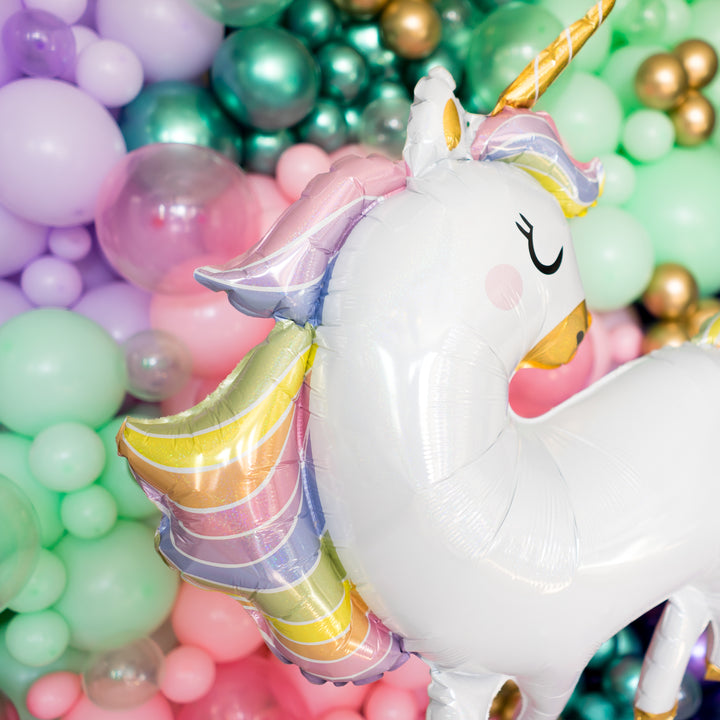 Unicorn Holographic Balloon