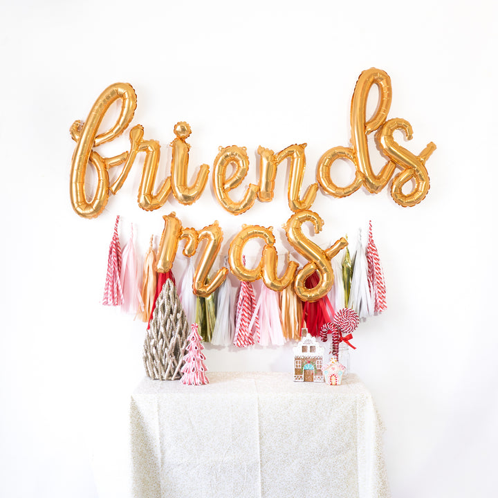 Gold Candy Cane Paper Tassels