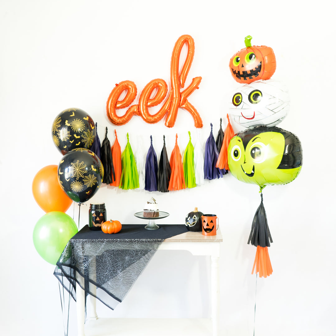 Halloween Monsters Balloon Tassel Party Box | Eek Garland