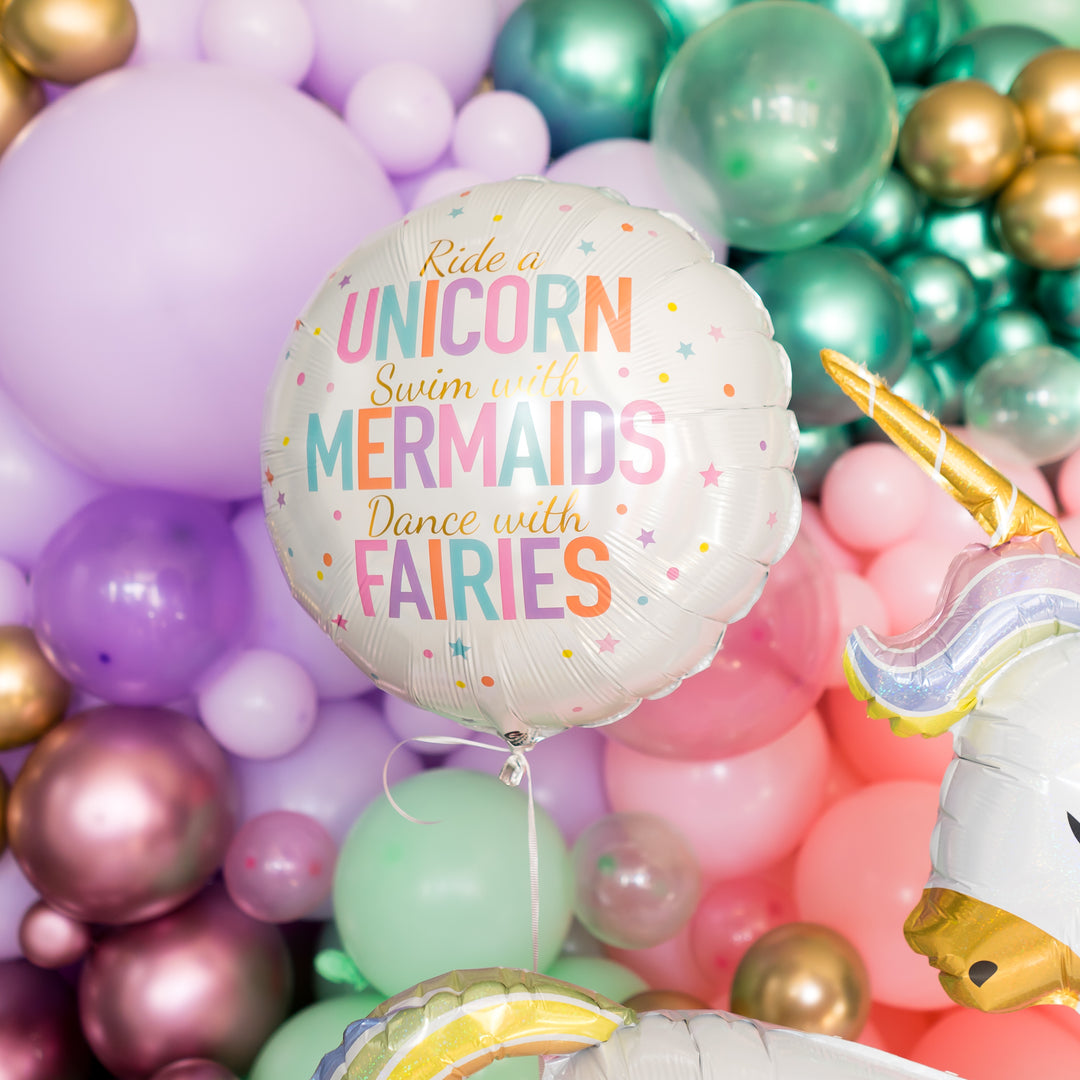 Unicorn Mermaids & Fairies Balloon