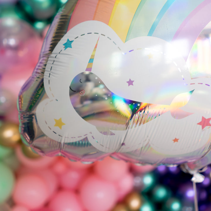 Unicorn Narwhal Rainbow Balloon