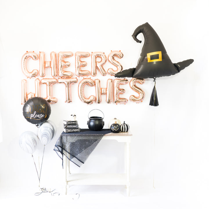 Rose Gold Cheers Witches Tassel Party Box