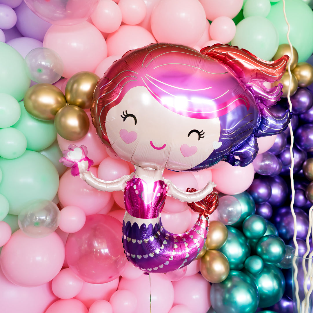 Pink Mermaid Balloon