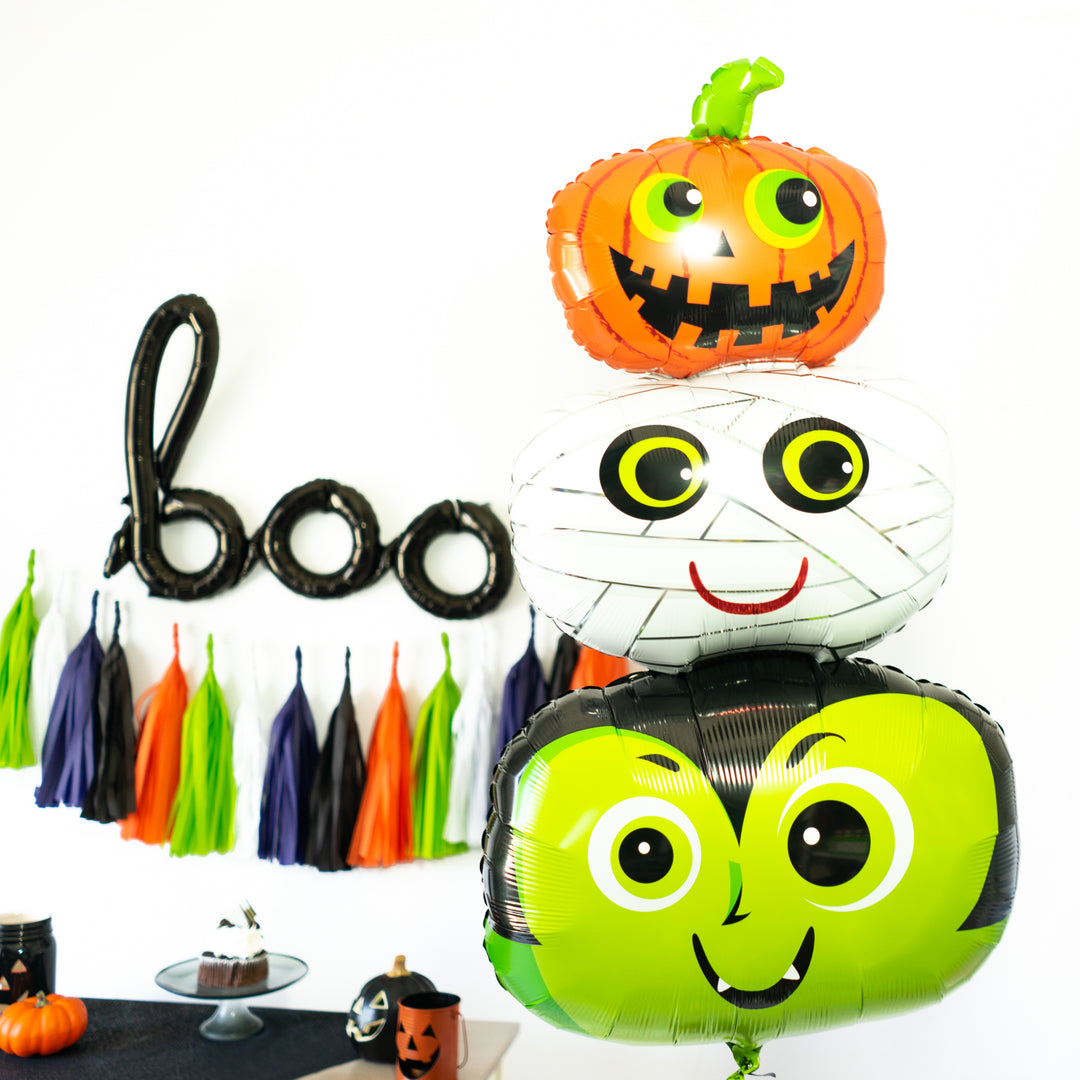 Halloween Monsters Balloon Tassel Party Box | boo