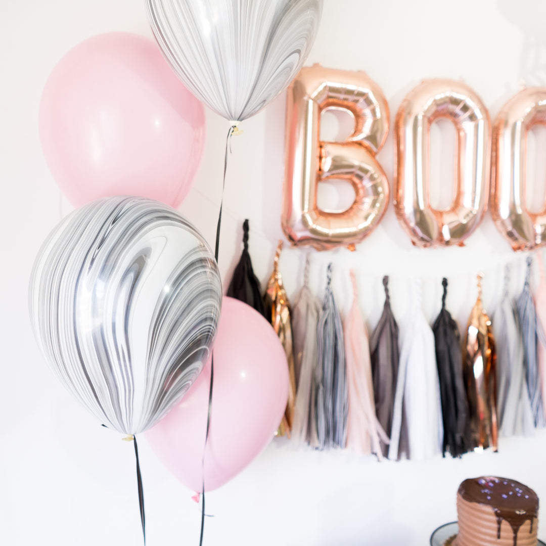 Rose Gold Boo! Ghost Tassel Party Box
