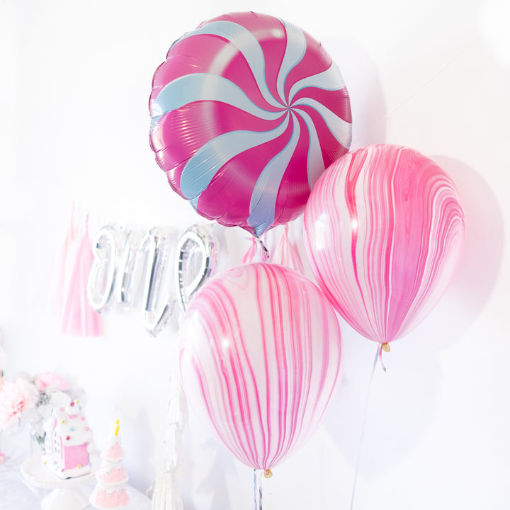 Pink Winter Onederland Candy Swirl Party Box