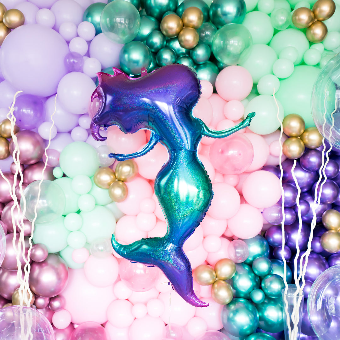 Mermaid Holographic Balloon