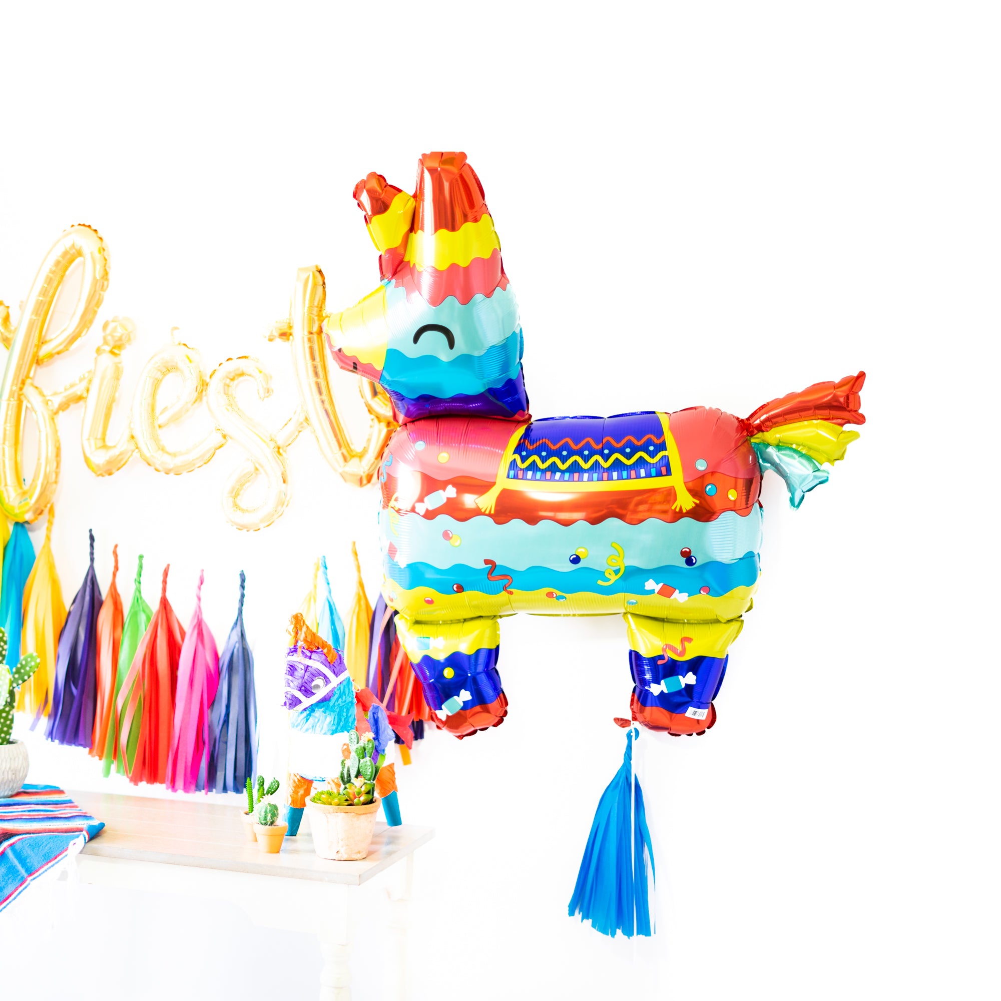 Donkey Pinata Balloon Fiesta Party Decor Balloon Cactus Balloon