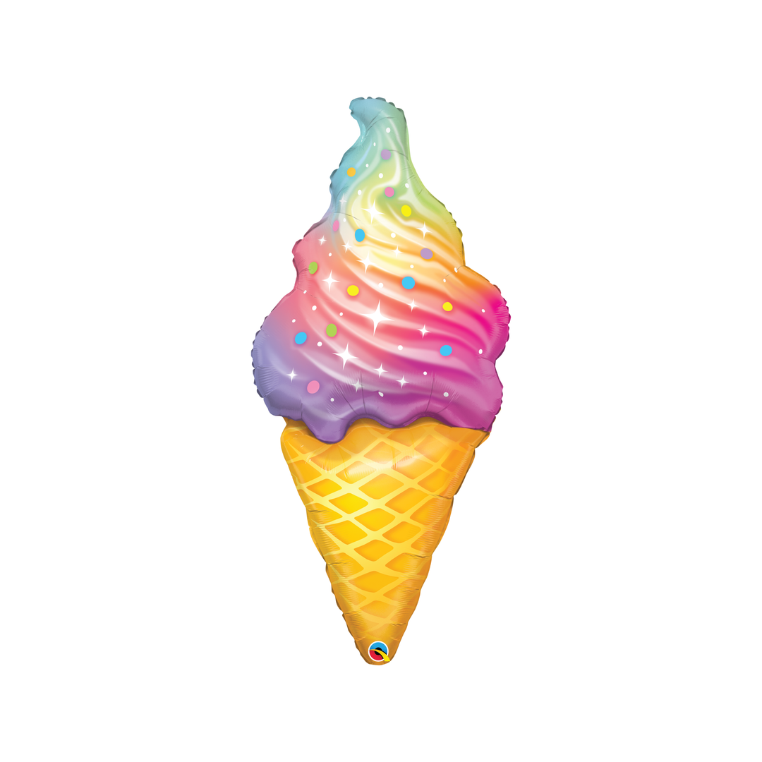 Rainbow Ice Cream Balloon